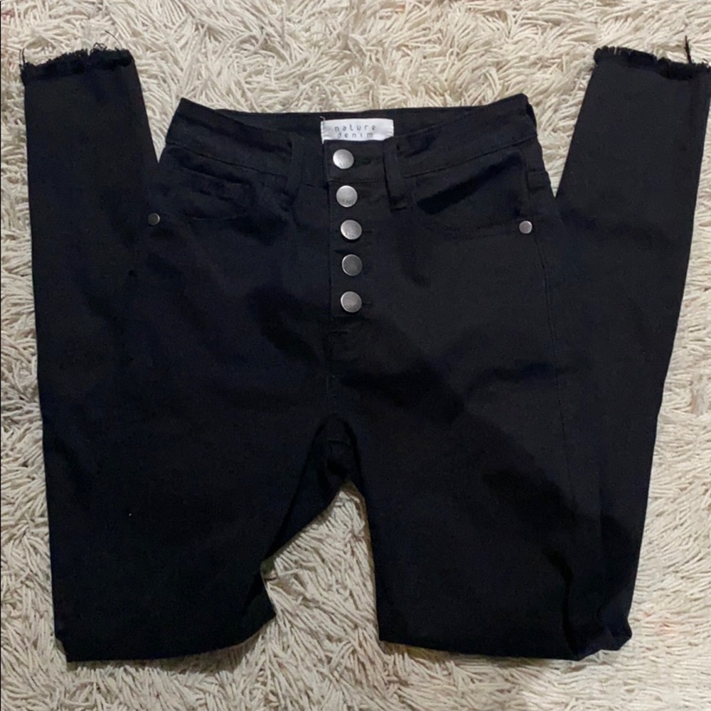Black skinny jeans